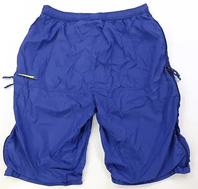 Rare Vintage POLO SPORT Ralph Lauren Spell Out Swimming Trunks 90s 2000s Blue XL • $29.99