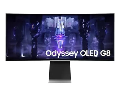 34  Samsung Odyssey OLED G8 Ultra-WQHD Curved Gaming Monitor LS34BG850SEXXY • $1395