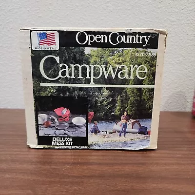 $17.99 • Buy Vtg CampWare OPEN COUNTRY All Aluminum Mess Kit W/CUP Made In U.S.A