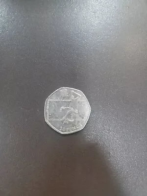 50 Pence Coin Olympic Handball • £2