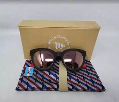 New Toms Traveler Florentin Movember Unsex Sunglasses & Moustache Case • $69.99