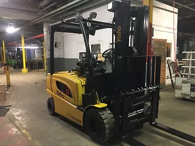 2018 Yale 7000 LB Solid Pneumatic Electric Forklift With SS/FP • $19999