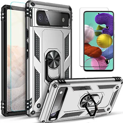 For Google Pixel 8/8 Pro/7A/7 Pro/6A Phone Case Shockproof Cover +Tempered Glass • $4.99