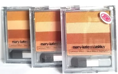 Lot Of 3  MARY-KATE &  ASHLEY Sheer Ribbon Highlighter BRONZE RIBBONS • $10.19