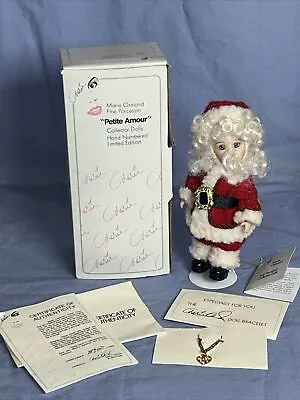 Marie Osmond Porcelain Doll Petite Amour SANTA CLAUS Limited Edition W/COA • $15.99