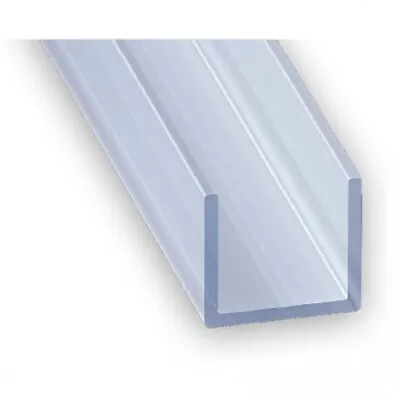 Clear Transparent PVC Plastic U Channel 10MM 16MM Internal Sizes • £9.89