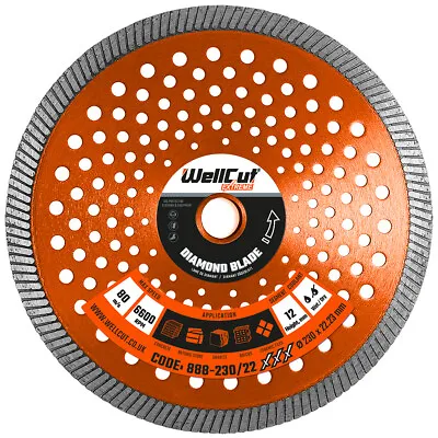 WellCut® Extreme Diamond Blade For Angle Grinder & Petrol Disc Cutter 230mm X... • £13.89