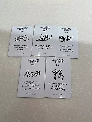 Illit - Super Real Me  Whosfan Cafe Luckydraw Signed Photocard Photo Card • $8
