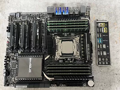 Asus X99-E WS/USB3.1 LGA 2011 V3 X99 MOTHERBOARD W/ E5-1660V3 CPU & 128GB Ram • $288.99