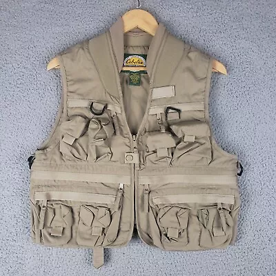 Cabela's Outdoor Gear Fly Fishing Utility Pocket Hunting Vest Mens Size Small • $24.99