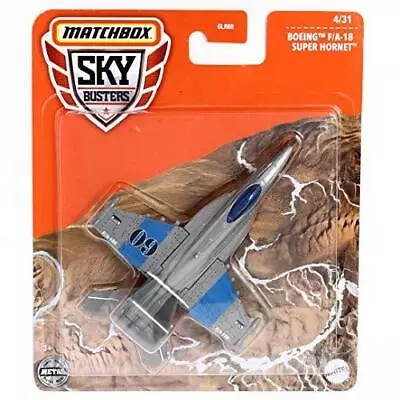 Matchbox Sky Busters F/A-18 Boeing Super Hornet 1:64 Scale Diecast Plane • £10.97