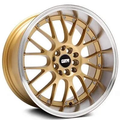 18  Str Wheels 514 Gold Jdm Style Rims (w15) • $699
