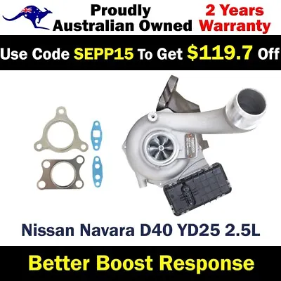 $798 • Buy Premium Quality Billet Turbo For Nissan Navara D40 YD25 2.5L 2010 Onwards