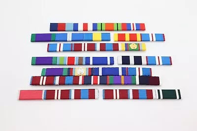 Official Velcro Backed Full Size Custom Medal Ribbon Bars Made To Order • £6