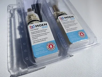 2! New & Sealed! Genuine MOEN Posi-Temp Single Handle Tub/Shower Cartridge 1222  • $54.91