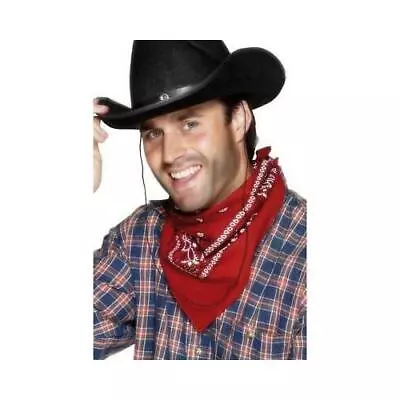 Cowboy & Indian Western Red Bandanna Scarf Fancy Dress Pack Of 12 • £14.44