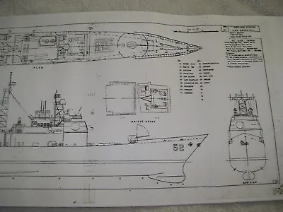 USS BUNKER HILL CG52     Boat Model Boat Plans • $15.67