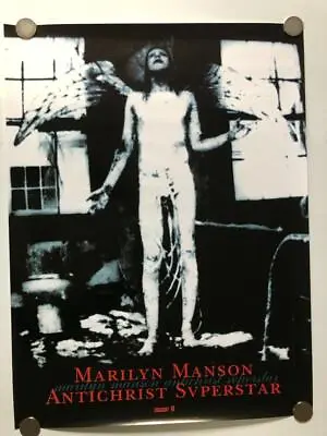 MARILYN MANSON-Antichrist Superstar Promo Poster '96 18x24 Vtg Industrial Noise • $20