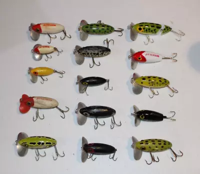 Vintage Fishing Lure Fred Arbogast Musky Jitterbug  Lot Of 14 • $199.99
