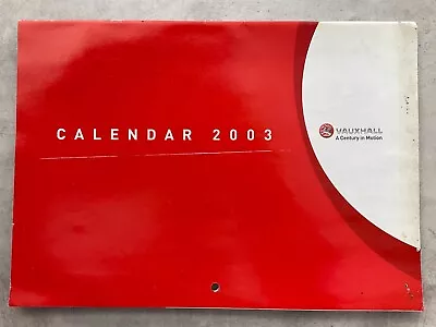 Vauxhall Calendar 2003 - Century In Motion • $9.94