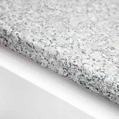 Grey Granite Laminate Worktops Stone Effect 40mm Thick 3mm Rounded Edge • £22.95