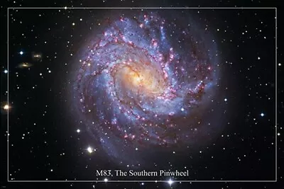 M83 THE SOUTHERN PINWHEEL Hubble Space Image Poster 20x30 SPIRAL GALAXY • $9.99