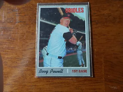 1970 Topps Baseball #410 Boog Powell Baltimore Orioles Ex/mt J-210 • $5.99