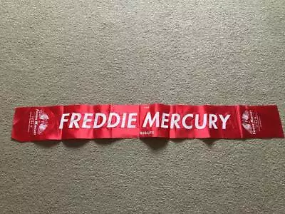 Queen Freddie Mercury Tribute Concert Original Scarf Banner 1992 Aids Awareness • $80.82