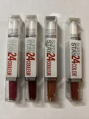 Maybelline SuperStay 24 2-Step Liquid Lipstick 925 #141#265#255/lot Of 4 • $24.99