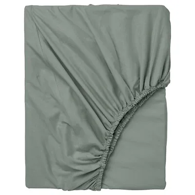 IKEA DVALA Fitted Sheet Gc King • £24.06