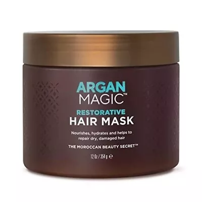 Argan Magic Restorative Hair Mask-Protein Rich Conditioning Hair Mask Hydrates • $15.99