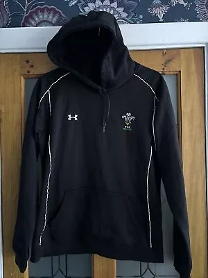 Wales Rugby Shirt Men’s Hoody Hoodie Pullover Sweatshirt Black Under Armour XL • £20