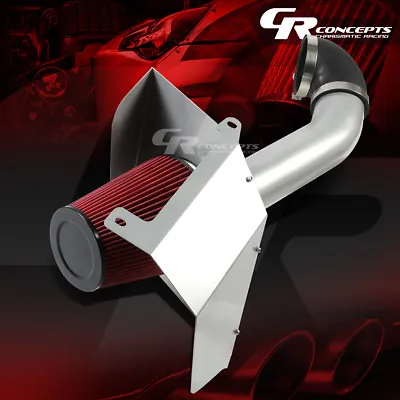 Polished Silver Air Intake+heat Shield For Gmt900 Chevy Silverado/gmc Sierra V8 • $55.88