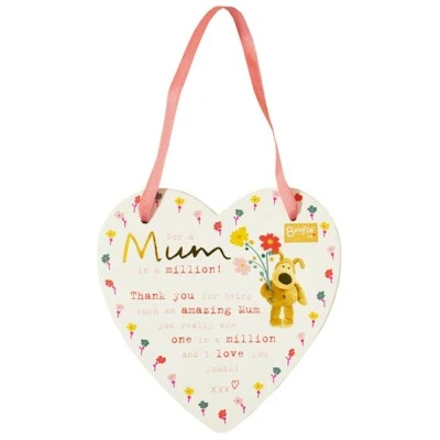 £3.50 • Buy Boofle Heart Plaque For A Mum In A Million K62725 Mothers Day 