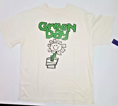 New With Defects Green Day Kerplunk Flower Tshirt Size L/XL • $14.72