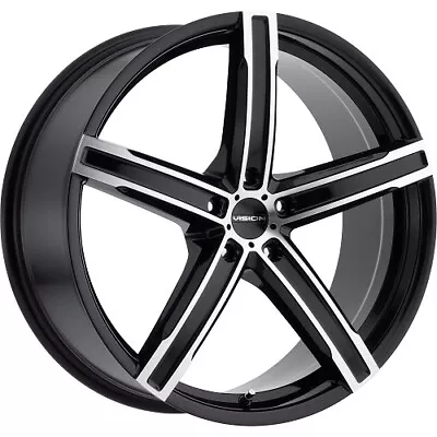 16x7 Vision 469 Boost Black Machined Wheels 5x112 (38mm) Set Of 4 • $526.96