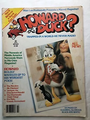 Howard The Duck Magazine #1 1979 Vintage Bronze Age Marvel Nice Condition! • $25