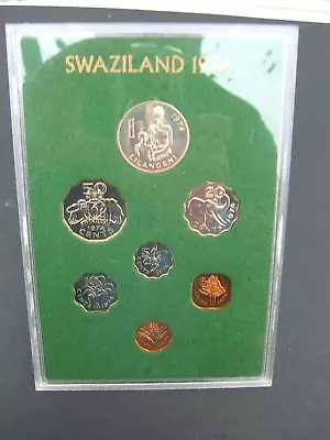 $11.04 • Buy Swaziland.  1974 Royal Mint  Proof 7 Coin Set .