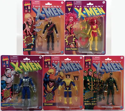 Marvel Legends Uncanny X-Men Retro 6  LOT Of 5 Figure Phoenix Wolverine LongShot • $59.99