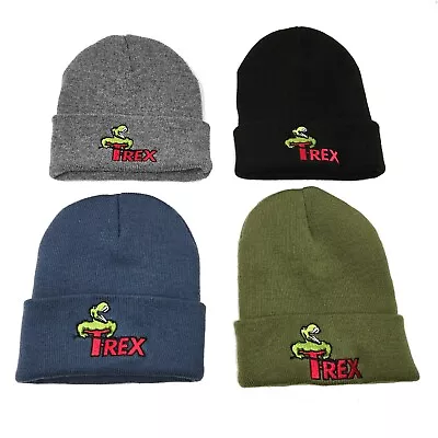 T-Rex Fab Knit Caps: Stay Warm In Style! • $25