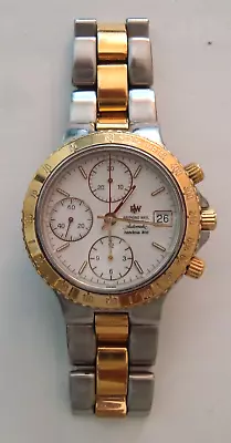 Raymond Weil Amadeus Automatic Mens Chrono Watch Two-tone Steel Gold Filled 1995 • $695