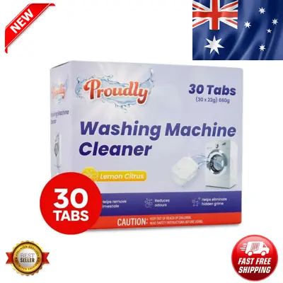 $11.95 • Buy Proudly Washing Machine Cleaner Tablets Lemon Citrus 660g