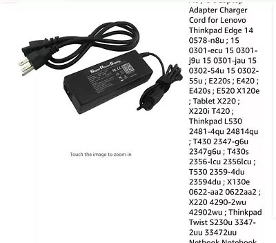 Laptop Charger Lenovo Thinkpad • $11.99