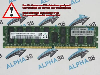 Hynix 16 GB Rdimm ECC Reg DDR4-2133 RAM Dell T7810 XL Server RAM • $40.76