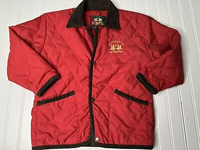 La Martina Saddlery Kids Jacket Size 1 Quilted Red • $29.99