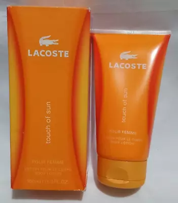 Lacoste Touch Of Sun Pour Femme Body Lotion 150ml 5.0 FL.OZ New With Box Damage • £19.99