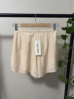 🤍 ZULU & ZEPHYR -Inveil Short -Cream -Size XXS 6 Aus - BNWT Brand New- RRP $140 • $45