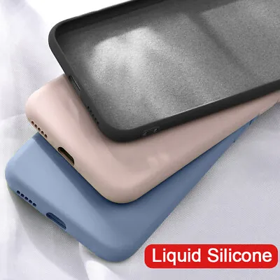 For Huawei Y6/Y7/Y9 2019/Y5P/Y6P Liquid Silicone Phone Case Soft TPU Back Cover • £4.79