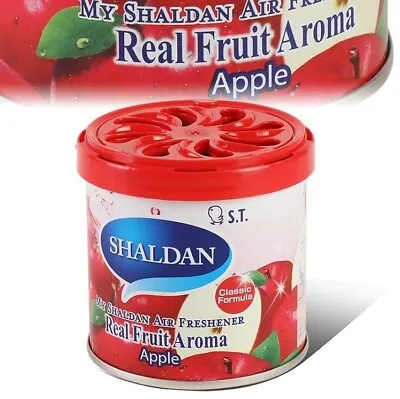 MY SHALDAN V8 SCENT CAR/OFFICE/HOME/AUTO JAPAN REFRESH AIR FRESHENER 80G- Apple • $6.88