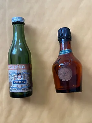 Vintage Pernod & Benedictine Mini Bottles  • $19.50